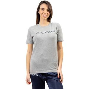 Givova Spot T-shirt voor heren, lichtgrijs gemêleerd