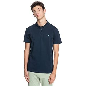 Quiksilver Essentials Poloshirt voor heren (1 stuk), Blauw (Navy Blazer)