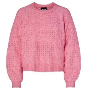 PIECES Pcsikka Ls O-hals Knit Bc W.o Wool Pcsikka Ls O-Neck Knit Bc W.O Wool Dames (1 stuk), Roze