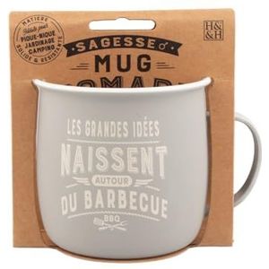 MUG NOMADE - Gepersonaliseerde BBQ koffie- en theekop maat - cadeau voor mannen en vrouwen