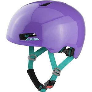 ALPINA Hackney Unisex Helm Kids Purple Gloss, 51-56