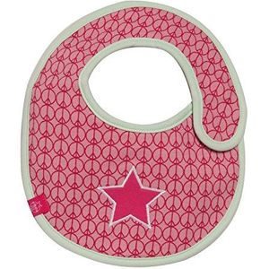 Lässig Slabbetje voor baby's, klein, waterbestendig, vanaf geboorte tot 6 maanden, Starlight Magenta