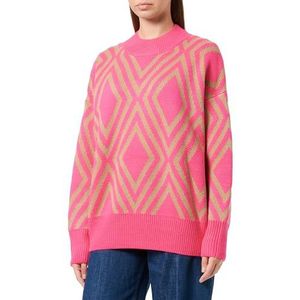 myMo Pull en tricot pour femme 12625135, rose beige, M/L, rose et beige, M-L