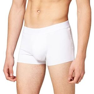 CALIDA Clean Line Boxer Caleon Boxershorts, wit (001), small heren, Wit.