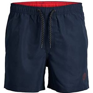 JACK & JONES JPSTFIJI JJSWIM Solid Zwemshorts voor heren, S, M, L, XL, XXL, Marinier