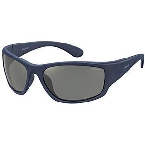 Polaroid Unisex sport zonnebril voor volwassenen PLD 7005/S, 863/C3 Blauw