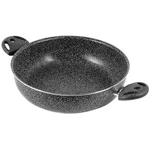 Home Stone Nonstick Saucepan met 2 handgrepen, steen, houtskoolgrijs, 22 cm