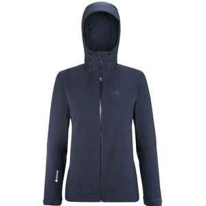 Millet - Grote Montets II GTX JKT W - Dames hardshell jas - waterdicht Gore-Tex membraan - nabijheid, wandelen, trekking, lifestyle - blauw