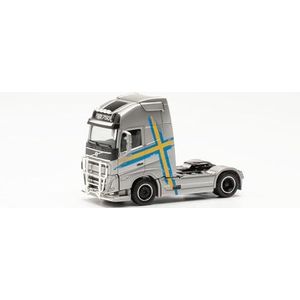 Herpa maquette camion Tracteur Volvo FH 16 Gl. XL avec arceau et pare-chocs, échelle 1/87, model allemand, pièce de collection, figurine plastique