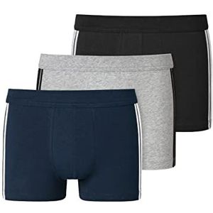 Schiesser Organic Cotton Stretch heren boxershorts met zachte tailleband Caleon boxershorts heren, Veelkleurig 1