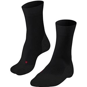 Falke Te4 katoenen sokken tegen gloeilampen, versterkt, 1 paar herensokken (1 stuk), zwart.