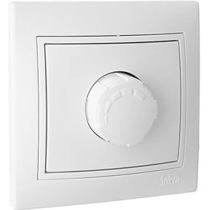 Led-lichtdimmer, wit, 250 V, 83 x 81 x 10 mm