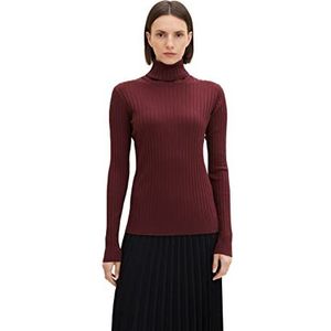 TOM TAILOR Dames Pullover 13051 - Port Red, XS, 13051 - Port Red