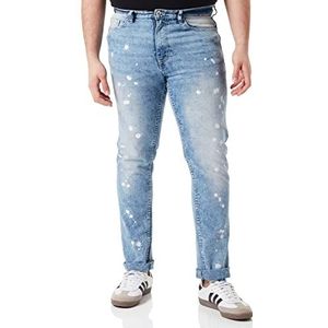 Southpole Stretch Signature Denim herenbroek, Lt. zand