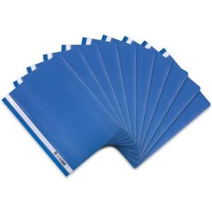 Oxford A4-dossiermappen van blauwe kunststof, 10 stuks