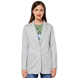 Street One Lange blazer voor dames, light set grijs gemengd