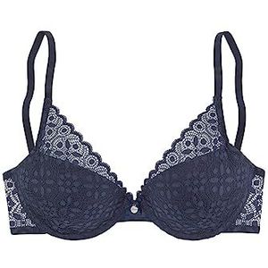 s.Oliver Pb4200 Push-up damesbeha, Donkerblauw