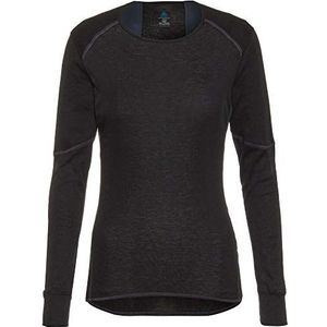 Ondershirt Odlo Women BL Top Crew Neck LS Active X-Warm Eco Black