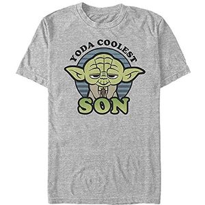 Star Wars Coolest Son Organic T-shirt à manches courtes unisexe, Gris, M