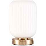Pauleen Noble Purity 48193 Tafellamp max. 20 W Wit Champagneglas Metaal E27