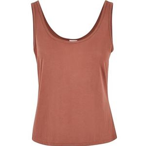 Urban Classics Damestop Modal Losse Losse Top in vele kleuren, maten XS tot 5XL, Terracotta