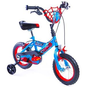 Huffy Marvel Spiderman-fiets, 30,5 cm, Spider Man, 12 inch, jongens, blauw, 30,4 cm