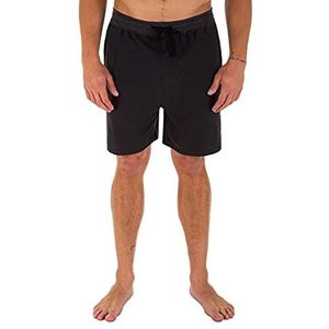 Hurley M Prospect Thermo Shorts voor heren, zwart.