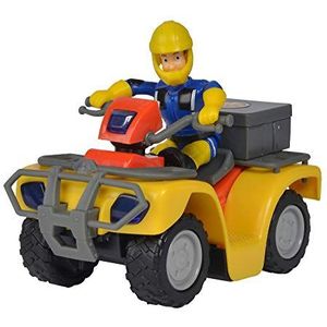 Simba 109257657 - Brandweerman Sam Mercury-Quad, Met Sam Figuur En Accessoires, Voor Kinderen Vanaf 3 Jaar