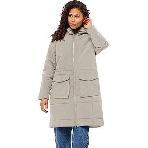 Jack Wolfskin White Frost Parka W Parka Dames, Poedergrijs