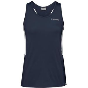 HEAD Uniseks tanktop voor kinderen, Donker zwart