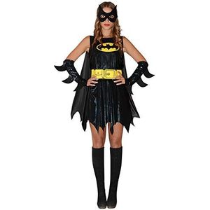 Ciao - Batgirl kostuum voor meisjes en volwassenen, originele DC Comics (maat M) Batman, dames, 11676.M, zwart, maat M