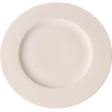 HENDI Platte borden, versterkte randen, hoogwaardige lak, hoge slag- en slijtvastheid, magnetronbestendig, vaatwasmachinebestendig, Ø 320 mm, porselein