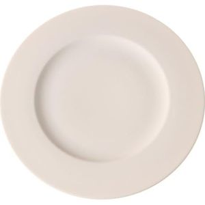 HENDI Platte borden, versterkte randen, hoogwaardige lak, hoge slag- en slijtvastheid, magnetronbestendig, vaatwasmachinebestendig, Ø 320 mm, porselein