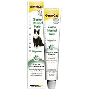 GimCat Expert Line Gastro Intestinal Paste - functionele snack voor katten, bevordert de spijsvertering en de darmflora, 1 tube (1 tot 50 g)