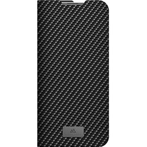 Black Rock - Flex Carbon Wallet Case, compatibel met Samsung Galaxy S23 5G, standaard, magneetsluiting, case, cover, zwart