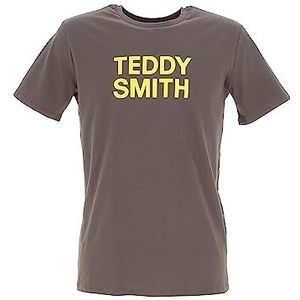 Teddy Smith - Ticlass Basic M - T-shirt voor heren - casual, Mineraal kaki