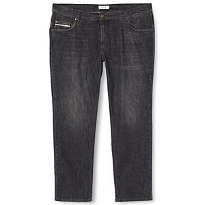 bugatti Heren jeansbroek Modern Fit 5-pocket denim jeans katoen stretch, (antraciet 294)