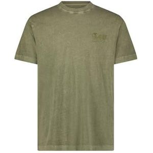 Lee Subtle Relaxed T-shirt voor heren, Mercantile Groen