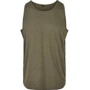 Build Your Brand Basic Tank heren T-shirt, Olijf