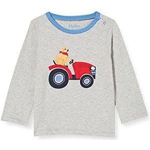 Hatley T-shirt met lange mouwen voor baby's, boerderij pop