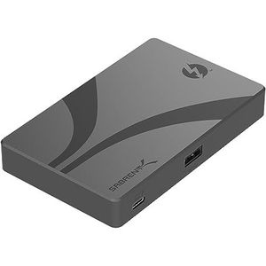 SABRENT Thunderbolt 4 Hub met 60 W oplaadfunctie voor laptops, USB-C-dockingstation, ondersteunt 2 x 4K 60 Hz monitor of 1 x 4K 144 Hz monitor, 5K/6K/8K @ 60Hz (DSC), inclusief