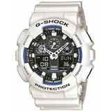 Casio G-SHOCK Digitaal kwartshorloge voor heren, met bandje van kunsthars, zwart.