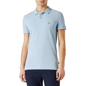 Wrangler Polo T-shirt pour homme, Mousse bleue., XXL