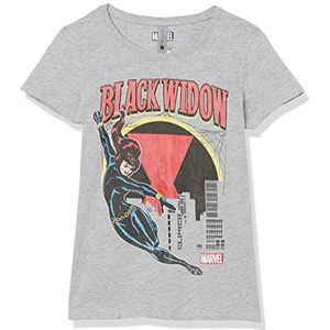 Marvel Little, Big Classic Web Slinger Girls T-shirt met korte mouwen, atletisch gemêleerd, maat XS, Athletic Heather Grey, XS, Athletic Heather Grey