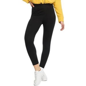 Urban Classics Dames hoge taille jersey legging dames, zwart (00007)