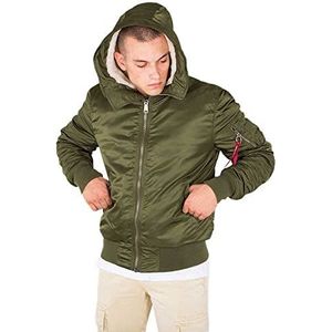 Alpha Industries - Bomberjack MA-1 Hooded - Groen - Nylon