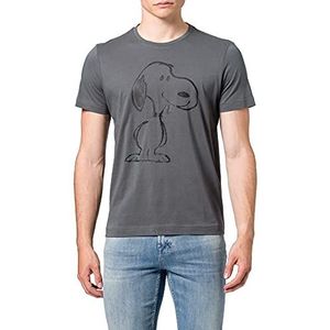 s.Oliver t-shirt mannen, Grijze print