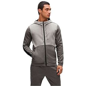 Hugo Boss Pullover met capuchon voor, grijs.