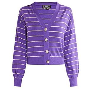 Sookie Gebreid vest voor dames, Lila.