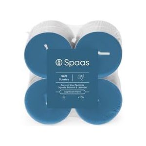 Spaas Set van 8 geurkaarsen Maxi 10 uur zachte zonsopgang